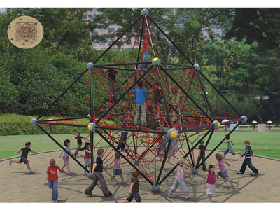 Outdoor Playground Rope Climbing Net for Kids BGZ-004